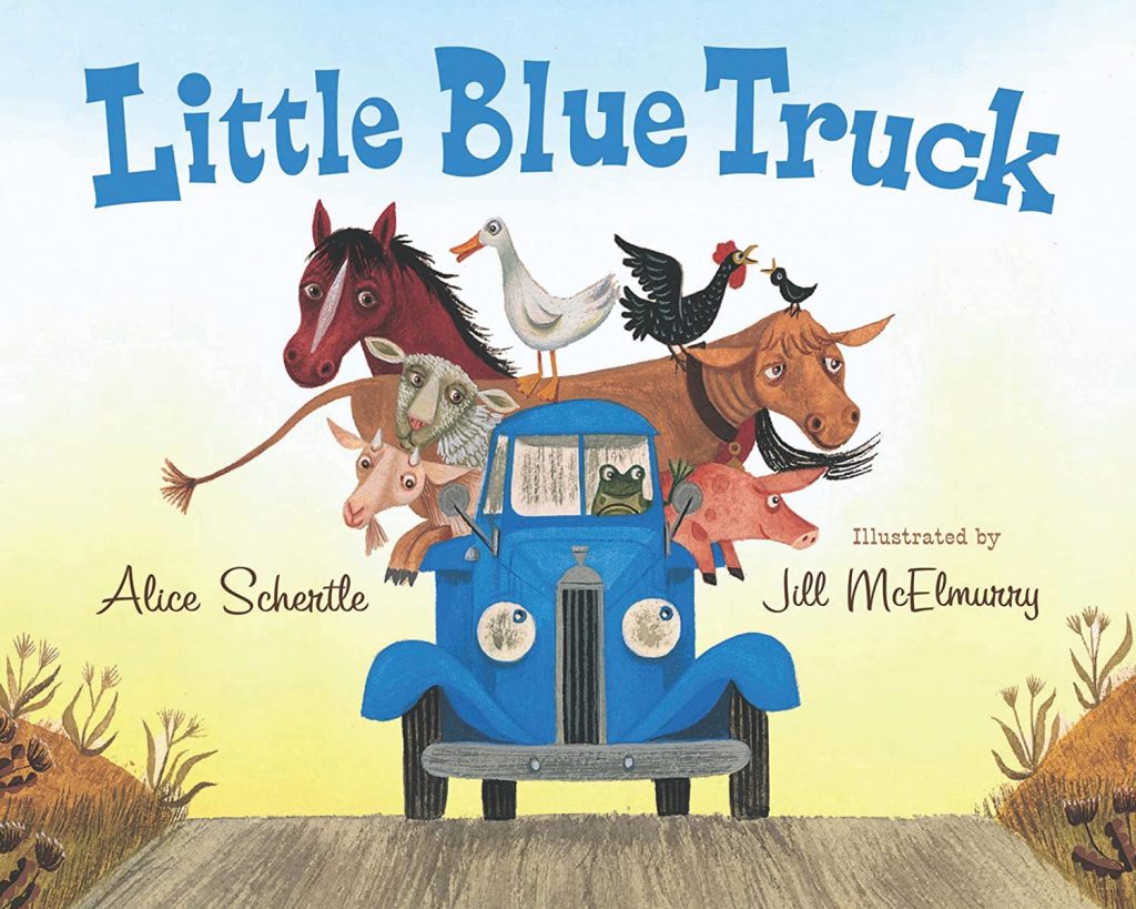 little blue truck picture book cover