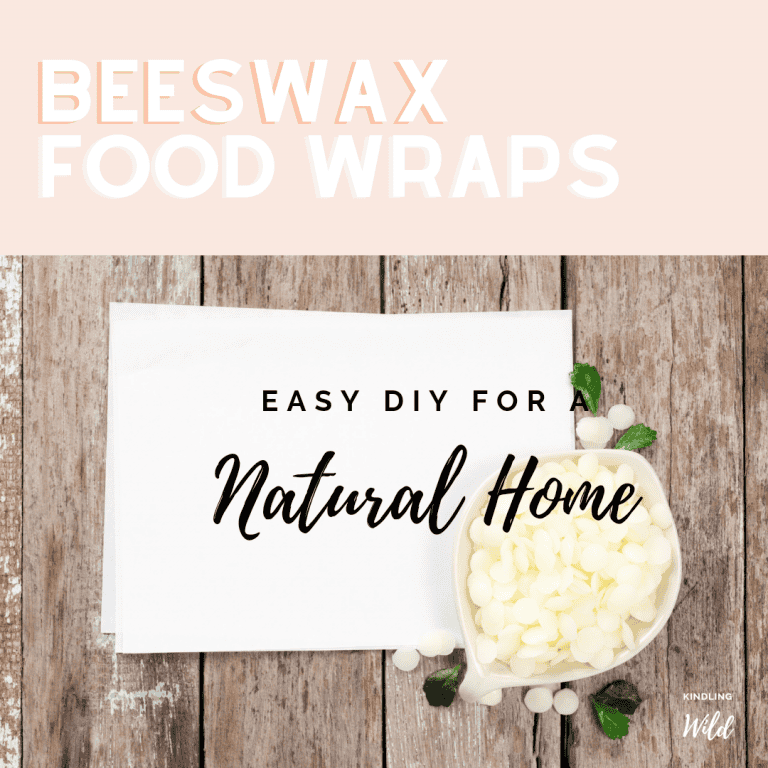 white fabric sheets and natural beeswax pellets in a bowl