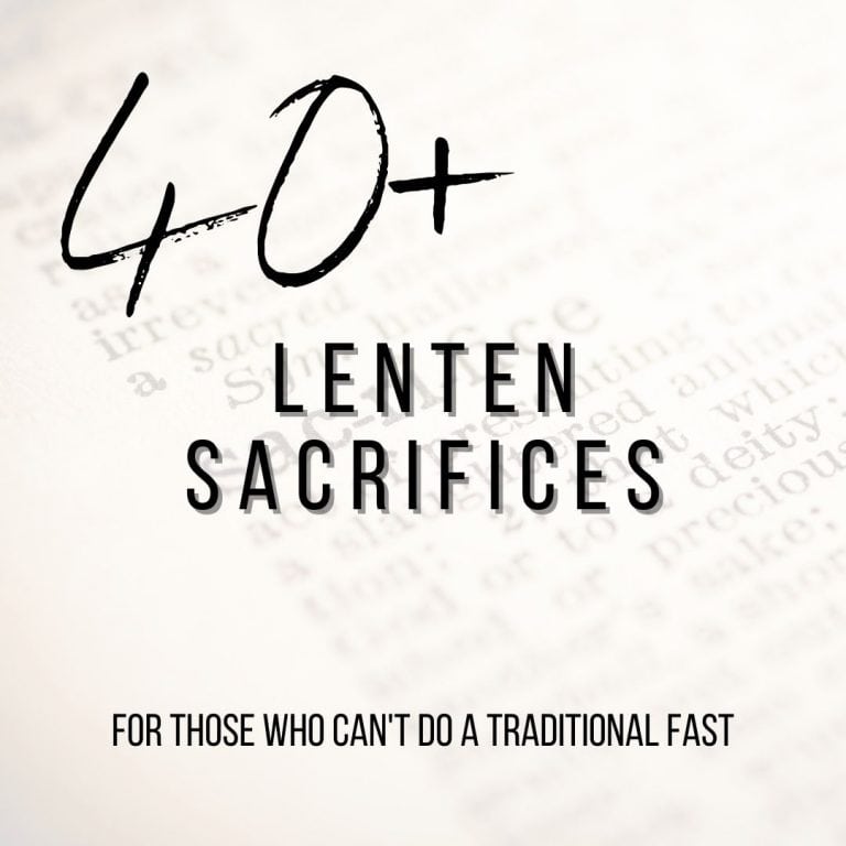 40+ Unique Fasting Ideas for Lent - Kindling Wild