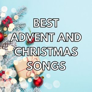 blue background christmas graphic
