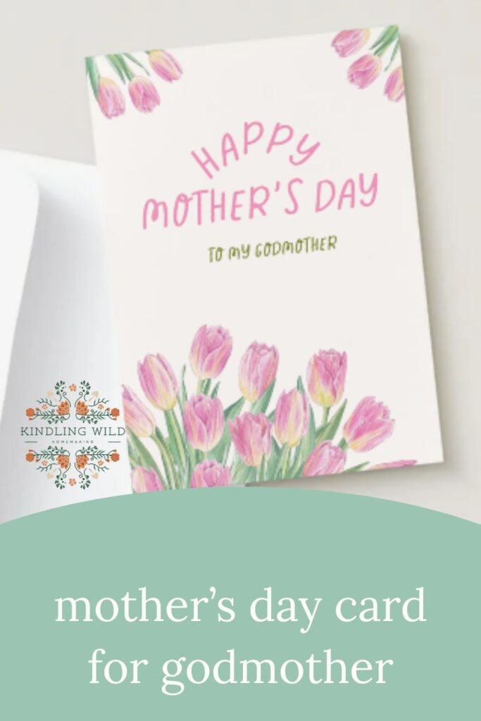 tulip pink godmother card