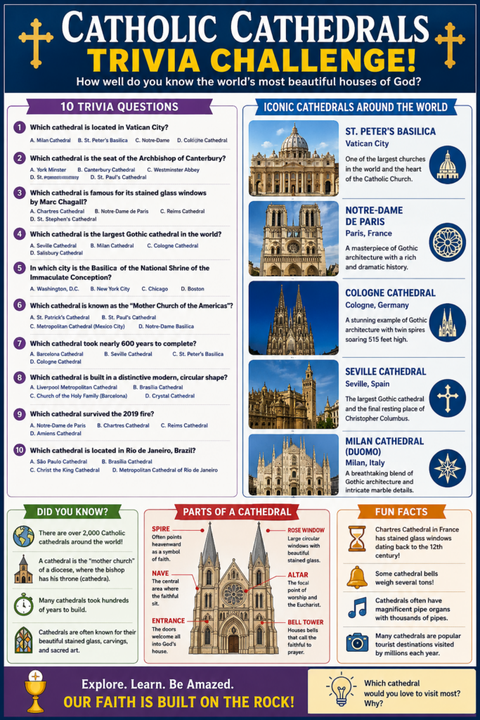 cathedrals infographic
